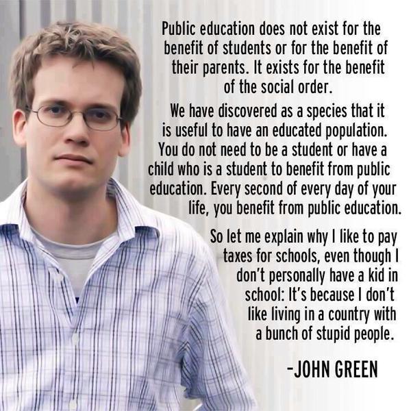 John_Green_public_education